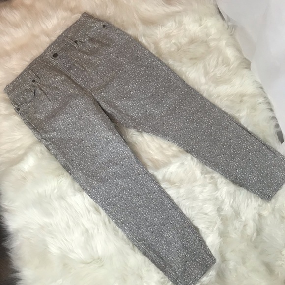 Loft Modern Skinny Print Ankle Jeans - Picture 2 of 6